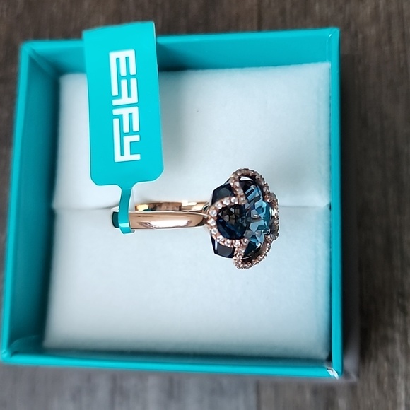 Effy Diamond london blue ring - Picture 2 of 4